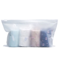 Sac plastique pour vêtements en PVC, personnalisé, emballage de vêtements, à fermeture éclair pour maillots de bain et sous-vêtements, 10 unités
