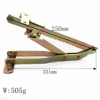 Charnière de réglage d'angle multi-niveaux robuste en métal moderne pour table d'ordinateur, extérieur et chambre, avec réglage de l'inclinaison