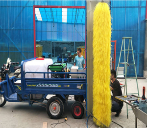 آلة تنظيف السياج بالديزل لمواقع البناء ، درابزين تنظيف الطريق السريع مزدوج الجانب ، درابزين طريق المدينة - Product Image 2