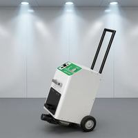 Nouvelle machine de sablage à glace sèche portable YUNRIVO, haute pression, entraînement pneumatique-électrique, 2 kg, 220 V, nettoyeur haute pression