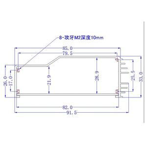 Caja de Conexiones de Aluminio Personalizada EBM, Protección IP54, Recubrimiento en Polvo, Caja de Control para Equipos Electrónicos - Product Image 5