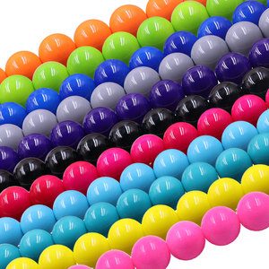 <span class=keywords><strong>Perles</strong></span> <span class=keywords><strong>de</strong></span> verre en vrac 10 mm, couleurs mélangées, brillantes, taille uniforme, <span class=keywords><strong>perles</strong></span> lâches pour loisirs créatifs, décoration intérieure, accessoires <span class=keywords><strong>de</strong></span> bracelet - Product Image 4