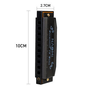 NAOMI Hoodoo Blues <span class=keywords><strong>Harmonica</strong></span> 10 trous <span class=keywords><strong>Harmonica</strong></span> 3 pièces avec étui C <span class=keywords><strong>D</strong></span> G Tone <span class=keywords><strong>Harmonica</strong></span> SET - Product Image 2