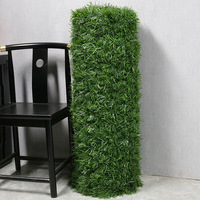 Filet de clôture en plastique artificiel, aiguille de pin, herbe, décoration de jardin, clôture verte, boîtier d'ingénierie