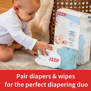 JZZP Serviette humide hygiénique à base d'<span class=keywords><strong>aloe</strong></span> <span class=keywords><strong>vera</strong></span> à base de plantes 80 pièces pour bébé, motif perlé, facilité et confort, lingettes humides pour bébé - Product Image 4