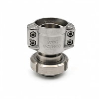 Collier de serrage de sécurité en acier inoxydable SS304, tiges de sertissage pour tuyaux, raccord cannelé SS304 SMS
