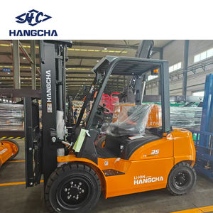 מלגזה חשמלית של חברת האנגג'ואו <span class=keywords><strong>HC</strong></span>, דגם ניו האנגצ'ה CPD25 עם סוללת ליתיום-יון, הפעלה בישיבה, כושר נשיאה 500 מ\\\"מ. - Product Image 5