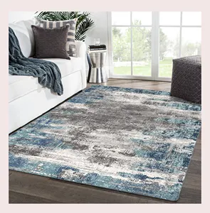 Factory Supply Printed Carpet Lagos Collection Abstract Designs Luxury Home Rug For Living Room