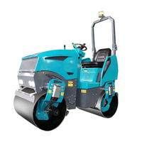 Compacteur vibrant portatif à double tambour de 0,3 à 0,5 tonne pour sols et asphalte