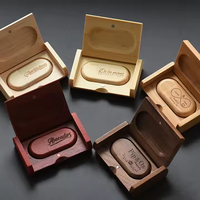 Flash Drive USB kayu Logo kustom kualitas tinggi 3.0 4GB-128GB PenDrive 2.0 hadiah terbaik untuk komputer ukuran memori bawaan 32GB