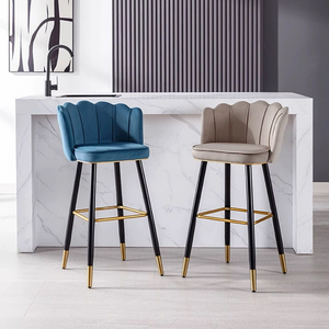 Chaise de Bar et <span class=keywords><strong>tabouret</strong></span> pour <span class=keywords><strong>cuisine</strong></span> bar <span class=keywords><strong>table</strong></span> lumière luxe dossier à la mode ménage haut <span class=keywords><strong>tabouret</strong></span> de bar - Product Image 1