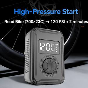 Bomba de Bicicleta Portátil <span class=keywords><strong>Xiaomi</strong></span> <span class=keywords><strong>Mini</strong></span>, 80-130 Psi, Pantalla Digital, Carcasa de TPE, <span class=keywords><strong>Inflador</strong></span> Ligero para Bicicletas de Carretera y Montaña - Product Image 2