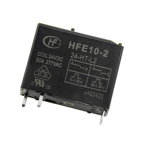 Оригинальное реле Hongfa HFE10-2/24-HT-L2 277VAC 24V DC 50A 4-контактное реле фиксации двойной катушки - Product Image 1