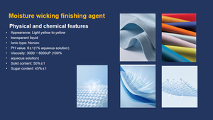 JQ335R <b>Liquid</b> Moisture Wicking Finishing Agent For Polyester Sport Fabric - Product Image 2