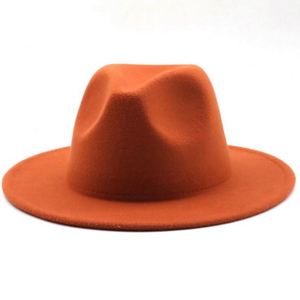 20 Colors in Stock 58-60cm Wide Brim Winter Wool Fedora Hats for Outdoor Party & Business Use-Packing in Boxes - Product Image 4