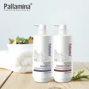 Pallamina O-E-M/O-D-M Moisture smooth shampoo e nourish conditioner set Private label set per la cura dei capelli all'ingrosso
