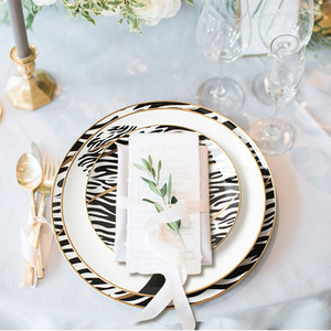 Vaisselle de style nordique, couverts et décorations de table, service de table fantaisie, assiettes noires à motif de chat chef pour restaurant - Product Image 6