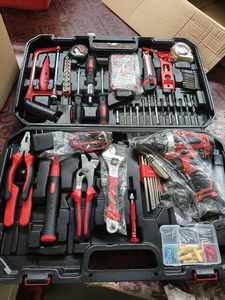 Promoção de Venda Quente Conjunto de Caixa de Ferramentas de <span class=keywords><strong>Hardware</strong></span> Durável Multipeças para Família Conjunto de 13 Peças Parafuso de Expansão Caneta de Teste Chave Inglesa Martelo - Product Image 2