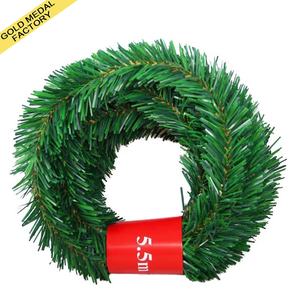 5.5m pin <span class=keywords><strong>sapin</strong></span> artificiel PVC arbre de noël guirlande ignifuge décoration extérieure vert noël bannière mariage nouvel an fête Decora - Product Image 1