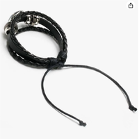 Vente en gros Nouveau design de haute qualité Fans de football réglable Haïti Pays Drapeau Bracelets en cuir Logo pour hommes ou femmes