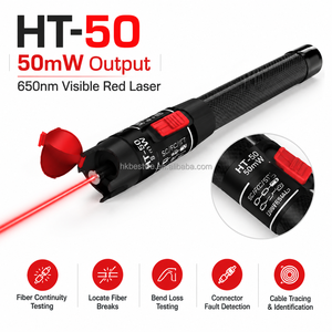 Probador de Fibra Óptica VFL para Conectores SC, FC y ST, Localizador de Puntos de Rotura de Cable Óptico, Localizador Visual de Fallas de 50mW, Lápiz de Luz Roja para Fibra Óptica - Product Image 3