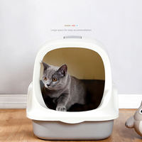 Nouvelle conception fermée grande boîte à litière pour chat persan boîtier de litière pour chat caché