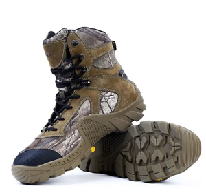 DFA1206 ESDY AS33 Botas de Senderismo y Trekking para Montañismo, Camping, Caza y Aventuras al Aire Libre, Camuflaje Maple Tree, Negro Caqui - Product Image 3