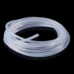 Food Grade Silicone Straw 5x7mm Transparent Dishwasher Safe For Water Cups Coffee Machines Travel Use - Product Image 2