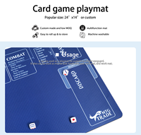 Tapis de jeu personnalisé de qualité supérieure, imprimé, en caoutchouc souple antidérapant, pour jeux de cartes, accessoires informatiques