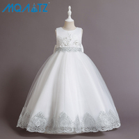 Robes de mariée pour enfants de style européen MQATZ, robes de princesse formelles pour filles, robe de bal pour enfants, mode enfant, 4-15 ans