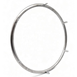 24인치 19mm 튜브형 경량 T1 티타늄 합금 핸드림 6탭 휠체어 핸드림 (24인치 휠체어 부품용) - Product Image 2