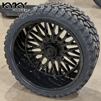 Jantes forgées noires sur mesure de Chine, type Deep Dish, 6x139.7, 6x5.5, 8x6.5, 8x170, 8x180, 20, 22, 24, 26 pouces, Super Single, compatibles avec Liberty