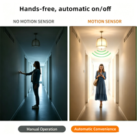 Ampoules LED E27 B22 A60 9W 806Lm avec détecteur de mouvement radar, allumage/extinction automatique, pour éclairage de sécurité de porche, garage, couloir