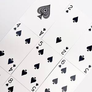 <span class=keywords><strong>Cartes</strong></span> <span class=keywords><strong>à</strong></span> jouer personnalisées en papier d'art <span class=keywords><strong>de</strong></span> haute qualité emballées dans du plastique <span class=keywords><strong>2</strong></span> boîtes/ensemble pour les joueurs <span class=keywords><strong>de</strong></span> poker - Product Image 1