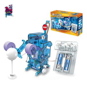 Jouets de <span class=keywords><strong>boxe</strong></span> robotique intelligents pour enfants Assemblage de bricolage avec fonction à piles Jouets éducatifs en plastique pour l'amélioration de l'esprit - Product Image 2