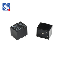 Relay MPA Miniatur 5pin Micro Jqc-3ff DC Spdt 24vdc Sugar Cube T73 DC 5V/6V/9V/12V/24V/48V 10A Tertutup Pelindung Hitam
