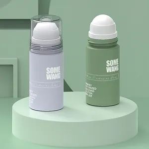 50ml Glass Roll-On Bottle Plastic Deodorant Stick with Convenient Roll-On Feature for skincare