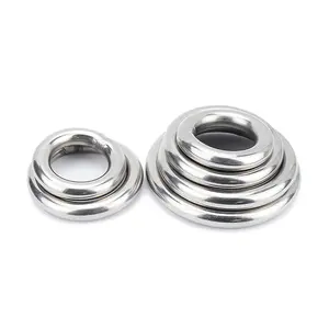 Screw Factory 20mm-80mm Stainless Steel Metal Ring Seamless Welding Round O Ring Circular Connecting Ring