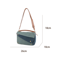 Nouvelle mode : Sacs sous le bras en jean de luxe vintage pour femme, avec fermeture éclair géométrique personnalisée, légers et portables, style dumpling
