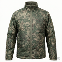 Veste coupe-vent de chasse pour homme en camouflage 600D résistante aux rayures avec doublure réfléchissante, veste tactique d'hiver imperméable pour la randonnée