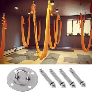 304 Stainless Steel Fixing Plate With Hook For Aerial Yoga <b>Swing</b> Hanging System 1pc - Product Image 1