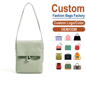 Sac de téléphone en cuir véritable personnalisé en gros OEM ODM, mini sac bandoulière minimaliste pour femme en cuir de vachette premium - Product Image 1
