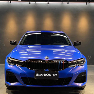 Tsautop Matte kim cương tắc kè hoa màu xanh để xe màu đỏ tự động vinyl bọc dán PVC xe bọc vinyl - Product Image 5