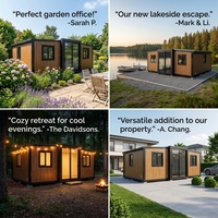 Maisons conteneurs modulables et extensibles de 20 pieds de qualité supérieure pour habitation maritime