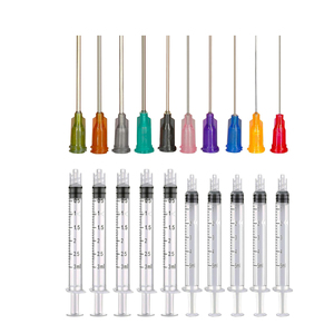Jeringa desechable de 31G y 8 mm de grosor, color verde azulado, con aguja de 6 mm, 8 mm, 13 mm, estéril, para insulina, de acero inoxidable y PP, 1 ml, personalizada - Product Image 1