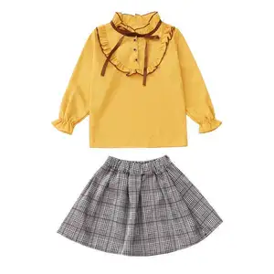 Smocked Children Clothing Of Korean Girls Short African Print Design Dresses And Skirts For Kids