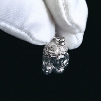 Pendentif Visage de Jésus Chrétien Personnalisé en Argent Sterling 925 Plaqué Rhodium, Style Hip Hop, pour Hommes, Cadeau de Fête, Bijoux Fins