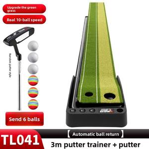 Tapis <span class=keywords><strong>de</strong></span> putting <span class=keywords><strong>de</strong></span> golf professionnel pour intérieur et extérieur, gazon artificiel réaliste, base antidérapante pour l'entraînement à la maison ou au bureau - Product Image 6