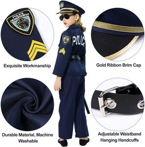 Set di Giocattoli per Gioco di Ruolo per Bambini, Costume da Poliziotto per Travestimenti, Regali per Halloween, Natale e Compleanno - Product Image 4