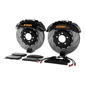 Pinza Freno a Sei Pistoni IC6 Giallo Fluorescente con Disco Ventilato Perforato da 380mm per <span class=keywords><strong>Volkswagen</strong></span> T-Cross <span class=keywords><strong>Taigo</strong></span> - Product Image 5